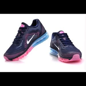 Women’s Nike Air Max Blue and Pink